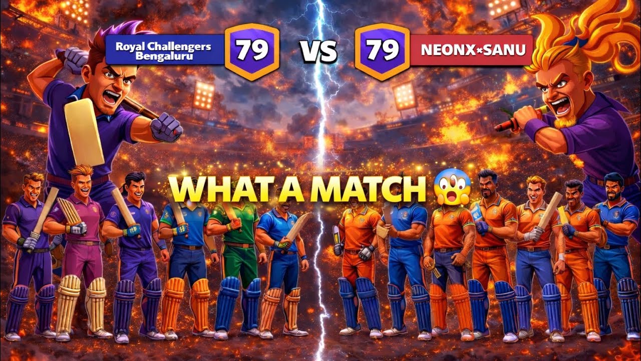 79 vs 79 😱 | What A Match 🔥 | Last Ball Thriller | Epic Cricket Game | #gaming  #mrbeastgaming 