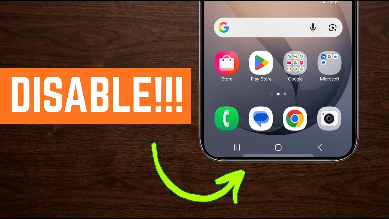 How to Remove the Samsung Wallet Swipe Up Gesture?