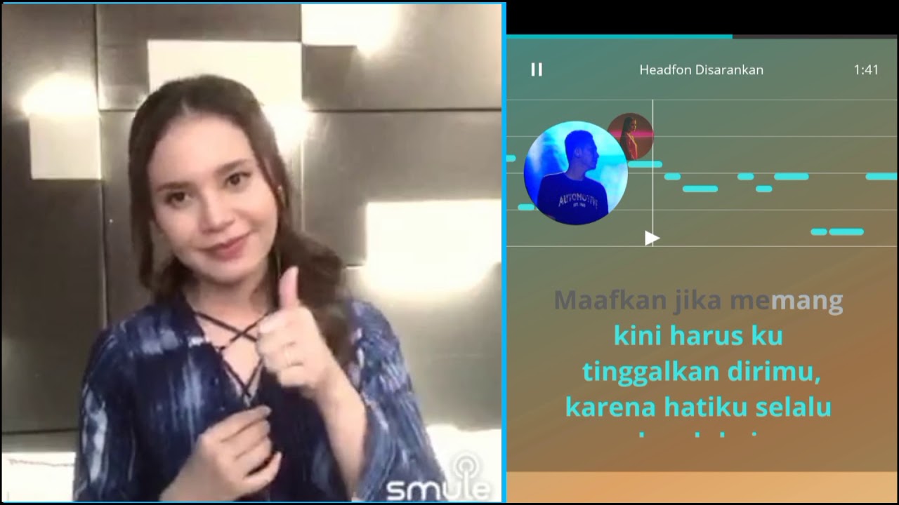 Rossa - Hati Yang Kau Sakiti (video karaoke bareng artis tanpa vokal) smule cover