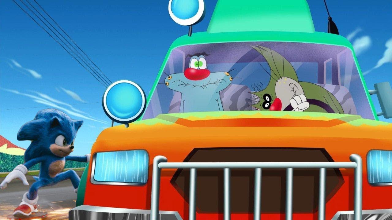 Oggy and the Cockroaches - FASTER THAN SONIC 💨Hedgehog💥 2020💨 compilation | Full Episodes in HD