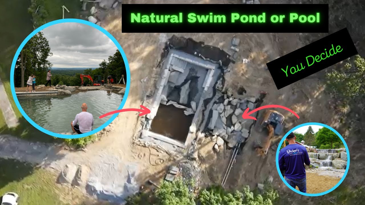Natural Swim Pond Build | Both Formal and Natural combined