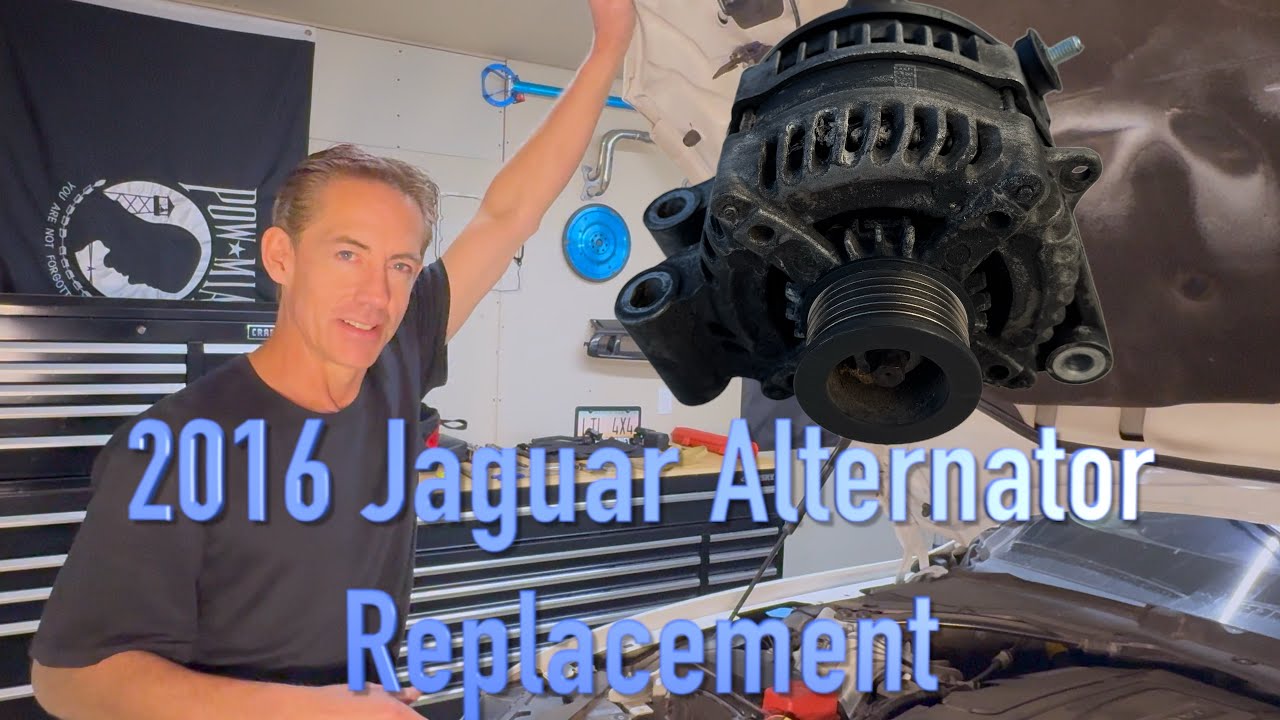 Замена генератора на Jaguar XF 2016 года