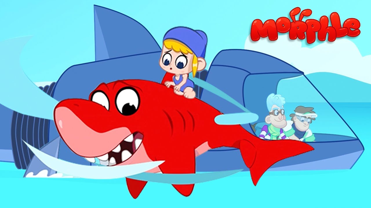 MY SUPER FRIEND MORPHLE AND THE ROBOT SHARKS - Kids Cartoons - MOONBUG KIDS - Superheroes