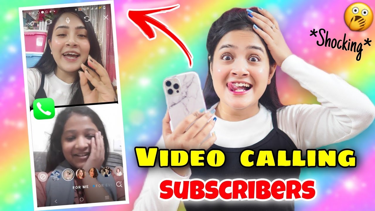 Surprise Video Call to *Subscribers* 😱 *Shocking Reaction* 😍 Nilanjana Dhar