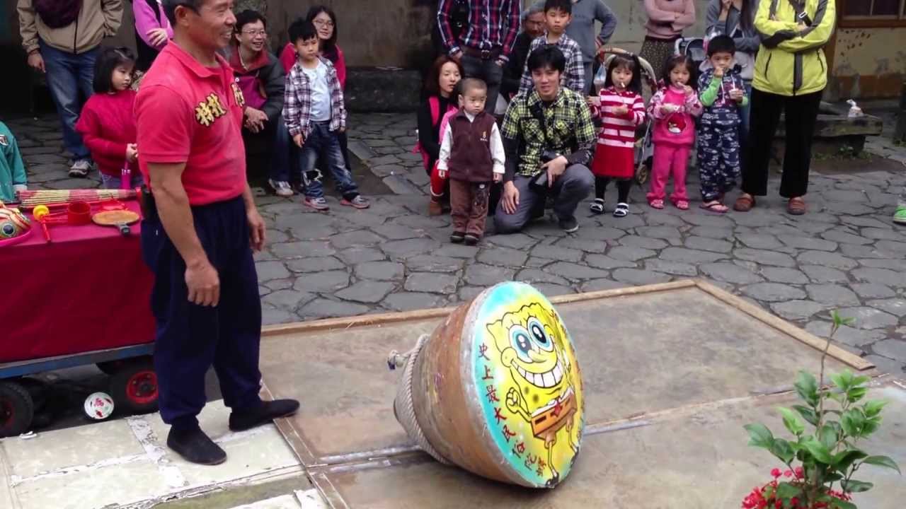 苗栗 三義 勝興車站 民俗技藝-大陀螺~ 給他轉轉轉就對了!!!