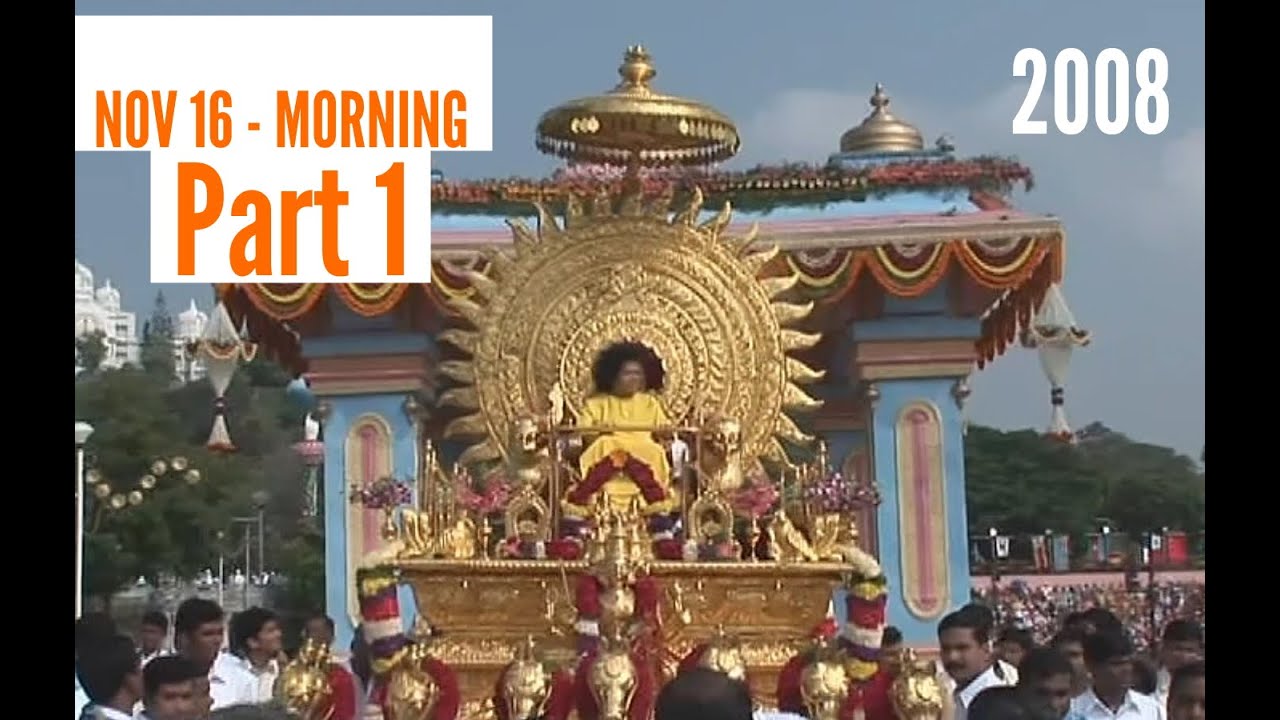 2008 Sri #SATHYA #SAI Sahasra Poorna Chandra Darshana Shanti Mahotsavam 16 Nov Morning