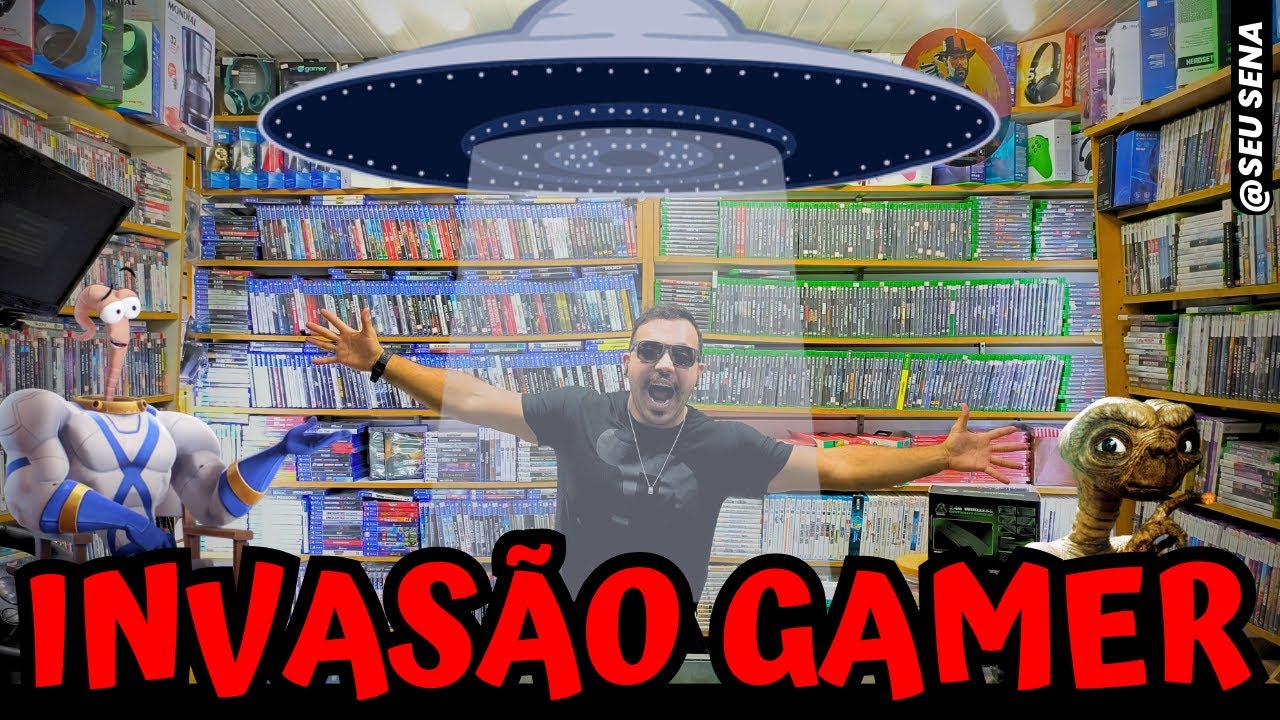 INVADI 4 LOJAS DE VIDEO GAME NA URUGUAIANA E GRAVEI TUDO!! 50 MIL GAMES | Caçada Gamer