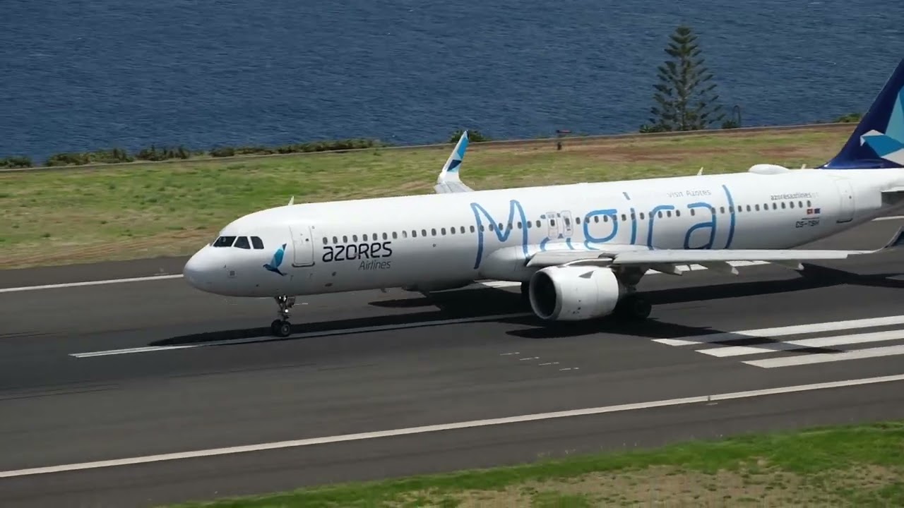 💎 Sata Airlines MAGICAL ready to takeoff to New York JFK Airport