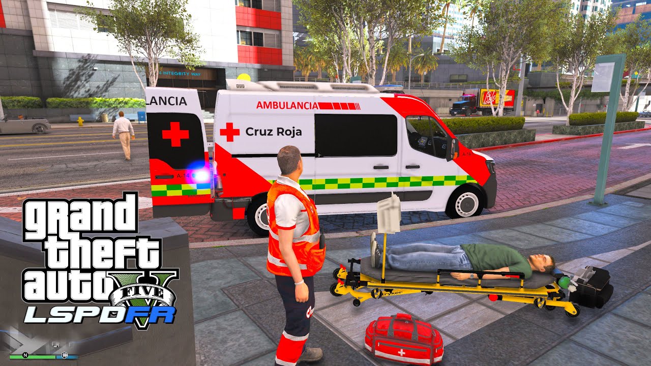 CRUZ ROJA ESPAÑOLA 3.29 en VIA PUBLICA  | (LSPDFR #1048)