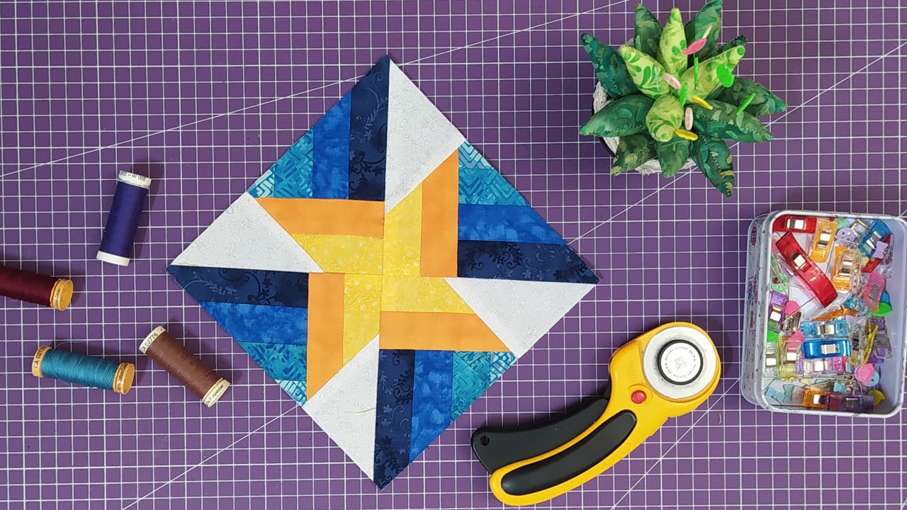 Patchwork tutorial: an easy secret to sew a complicated block 😇