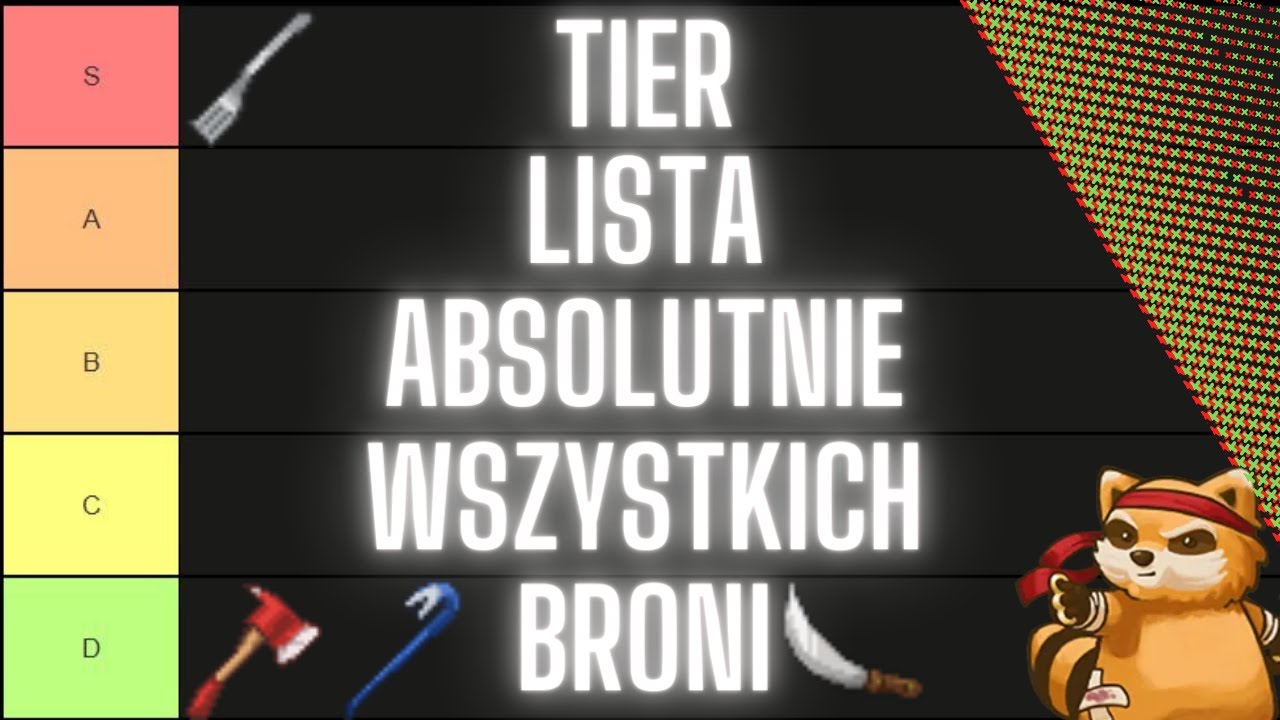 Ranking Wszystkich Broni W Project Zomboid! (Tier Lista)