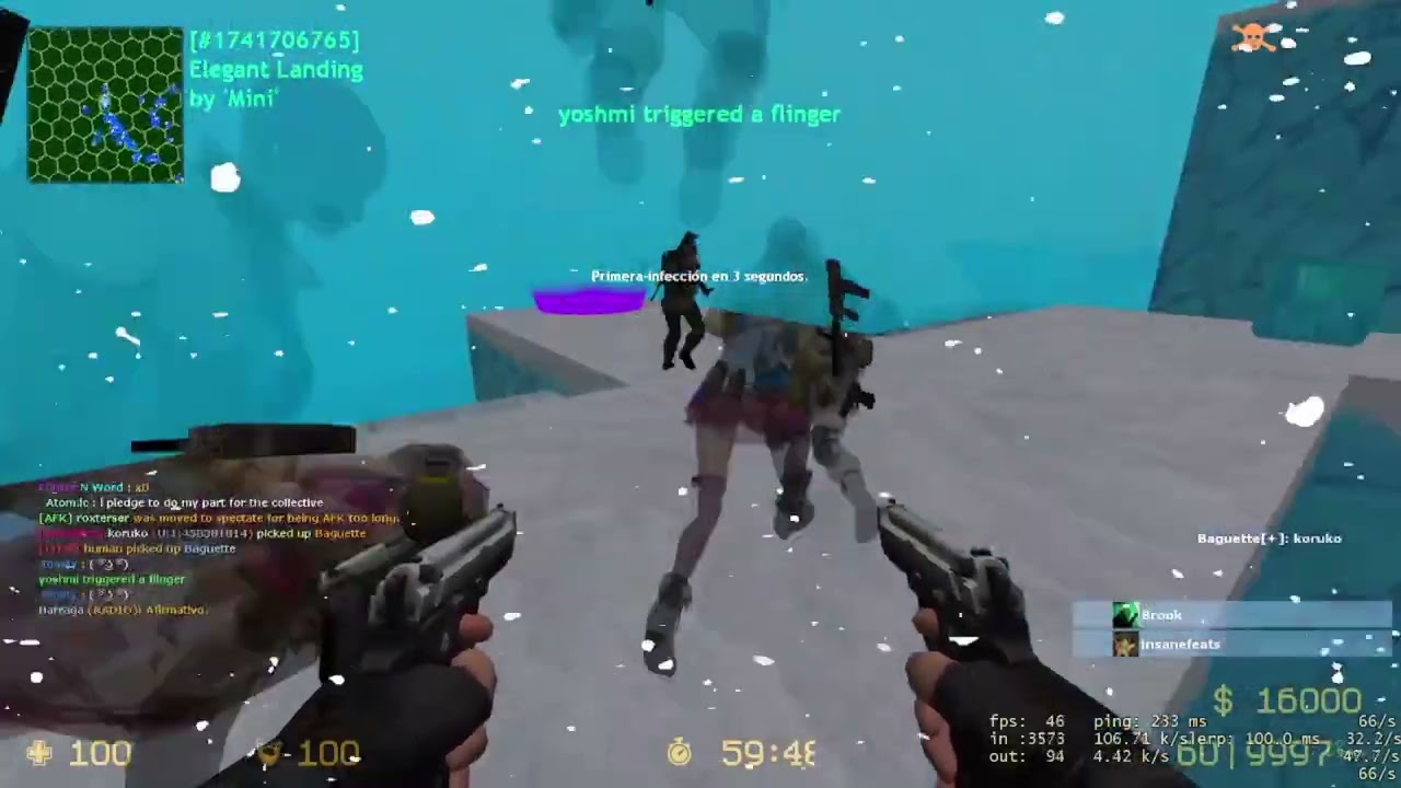 Counter Strike Source Zombie Escape - NIDE.GG | Crossing Over To Another Underworld, But With Snow