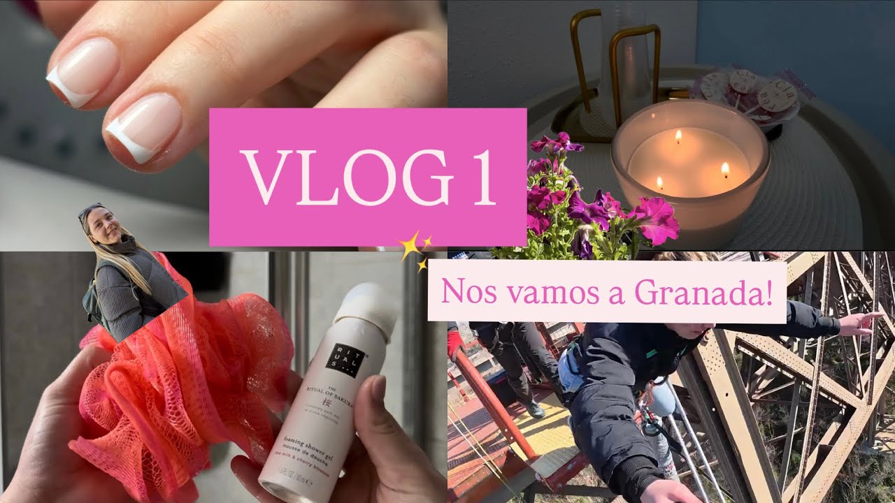 VLOG 1: Me tiro de puenting! + mucho trabajo + una semana conmigo + viaje a Granada! 😝✨🤩