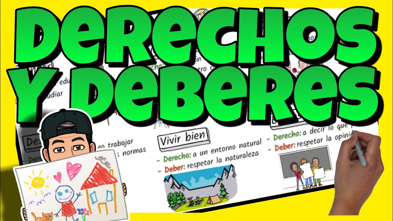 🧒 DERECHOS y DEBERES de los NI&Ntilde;OS