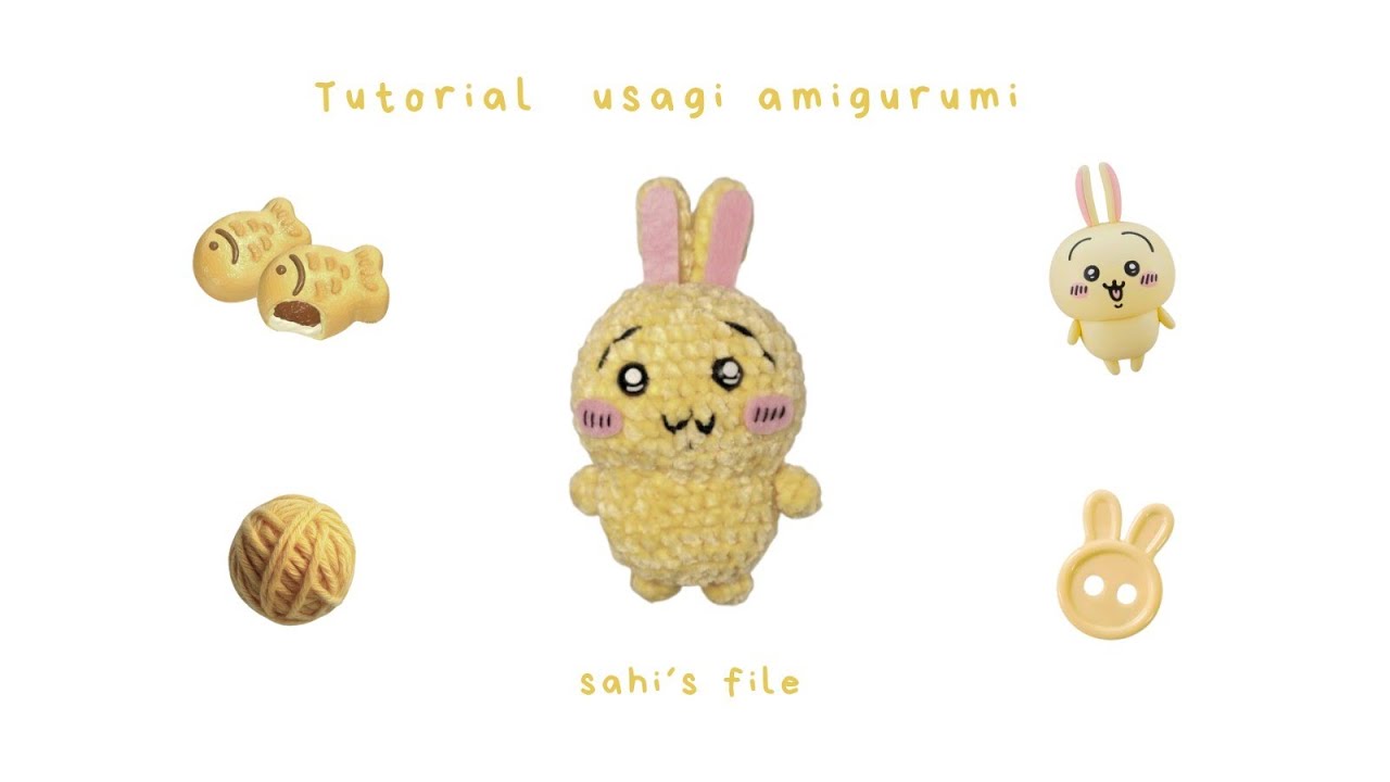 Amigurumi Usagi tutorial | Inspirado en Chiikawa | Crochet paso a paso 🧶