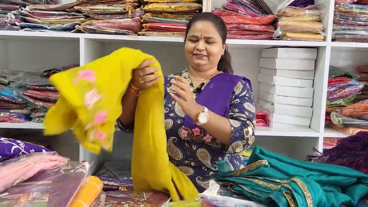 Work Sarees at Unbelievable Prices 😱 ₹550–₹900 Only Offer #viral #saree #trending #viralvideo #work 