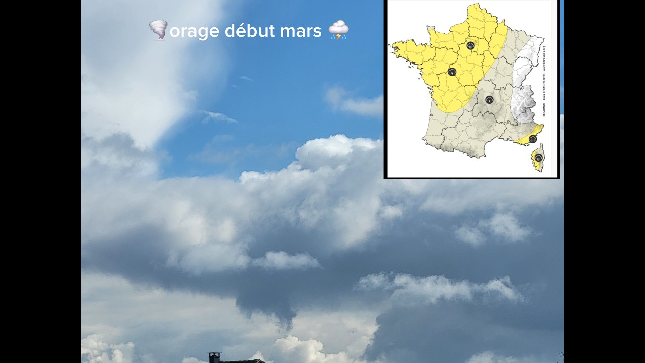Orage du 14 Mars 2026 !