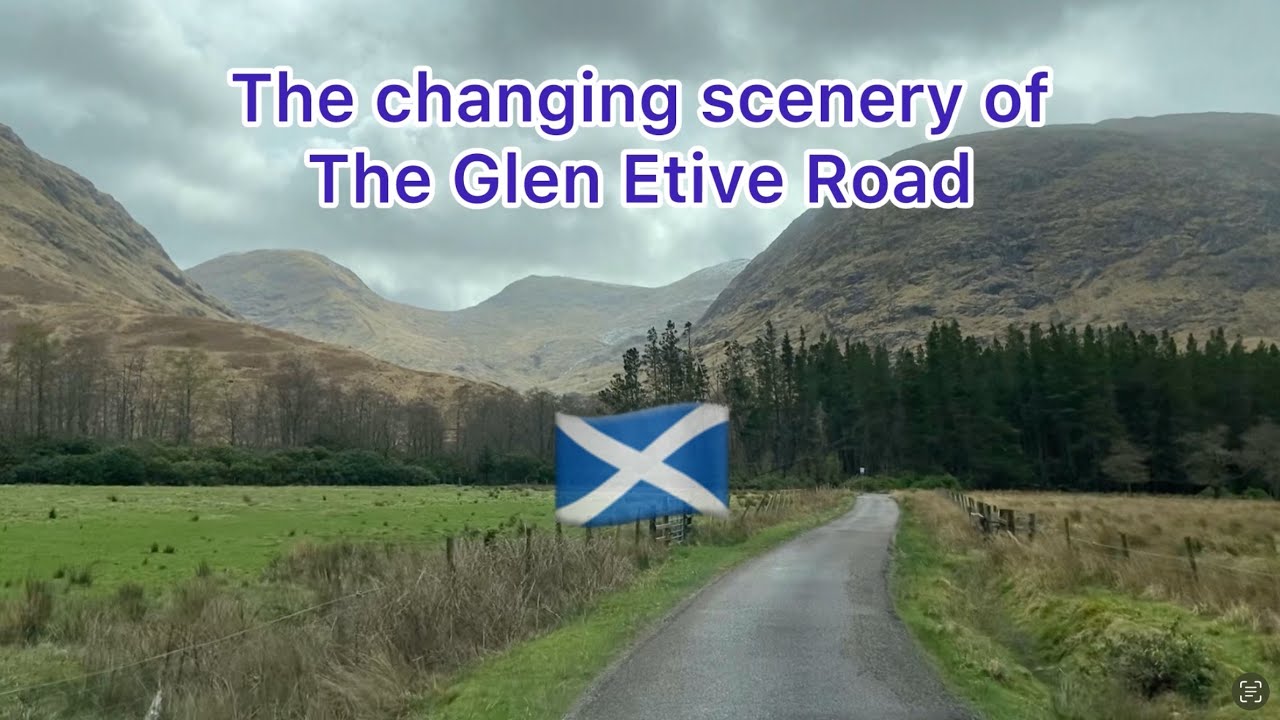 Part two of our drive in Scotland on the Glen Etive Road, and wow the scenery is stunning 🤩
