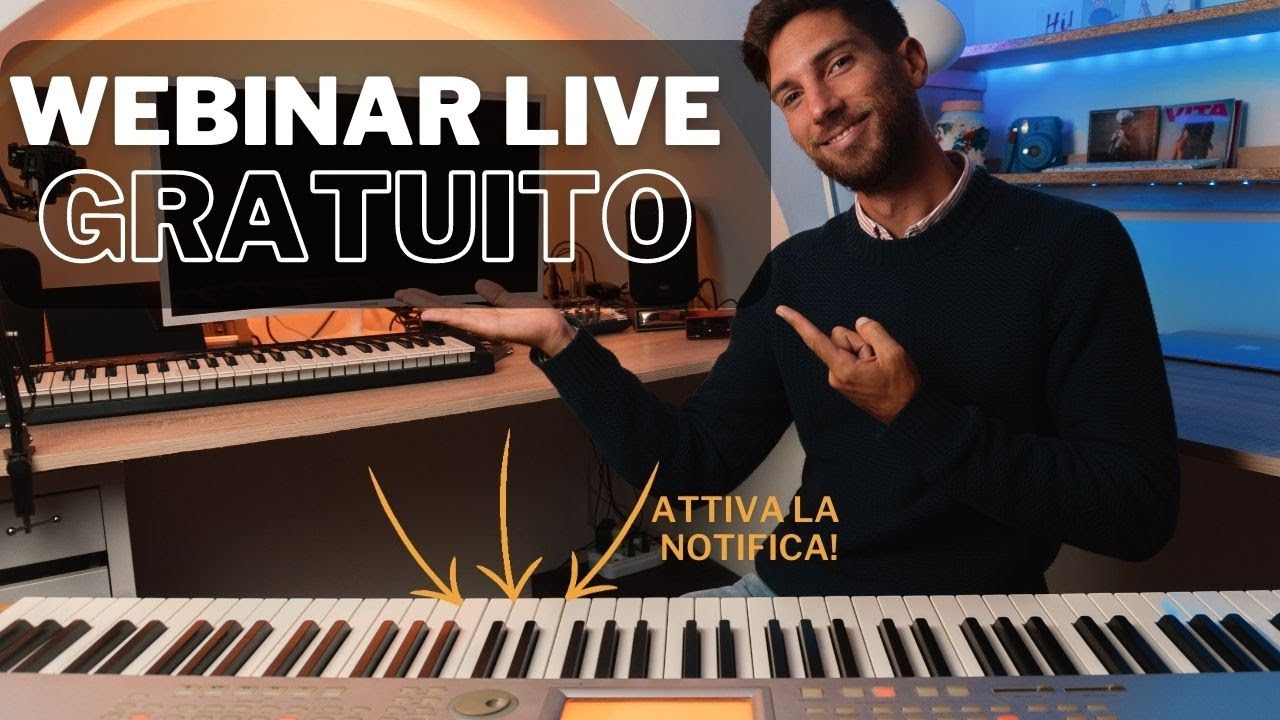 WEBINAR GRATUITO LIVE - Scuola di Pianoforte a orecchio