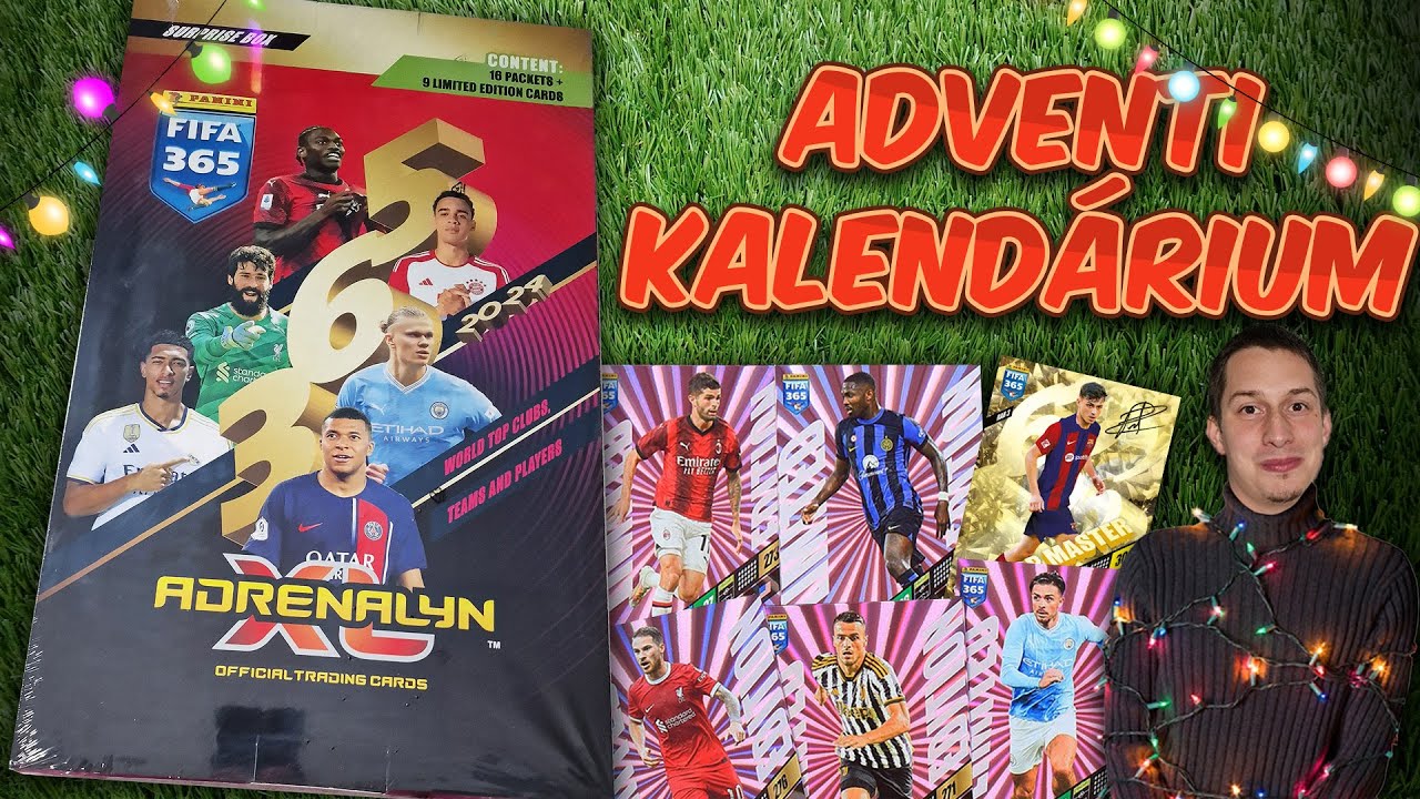 Panini Adrenalyn XL FIFA 365 2024 Adventi Kalendárium | Ünnepi Bontás