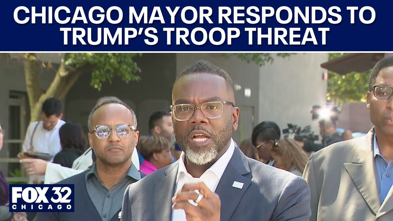 Mayor Brandon Johnson responds to National Guard troops potentially coming to Chicago