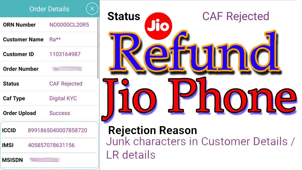 Jio Phone Refund Step By Step