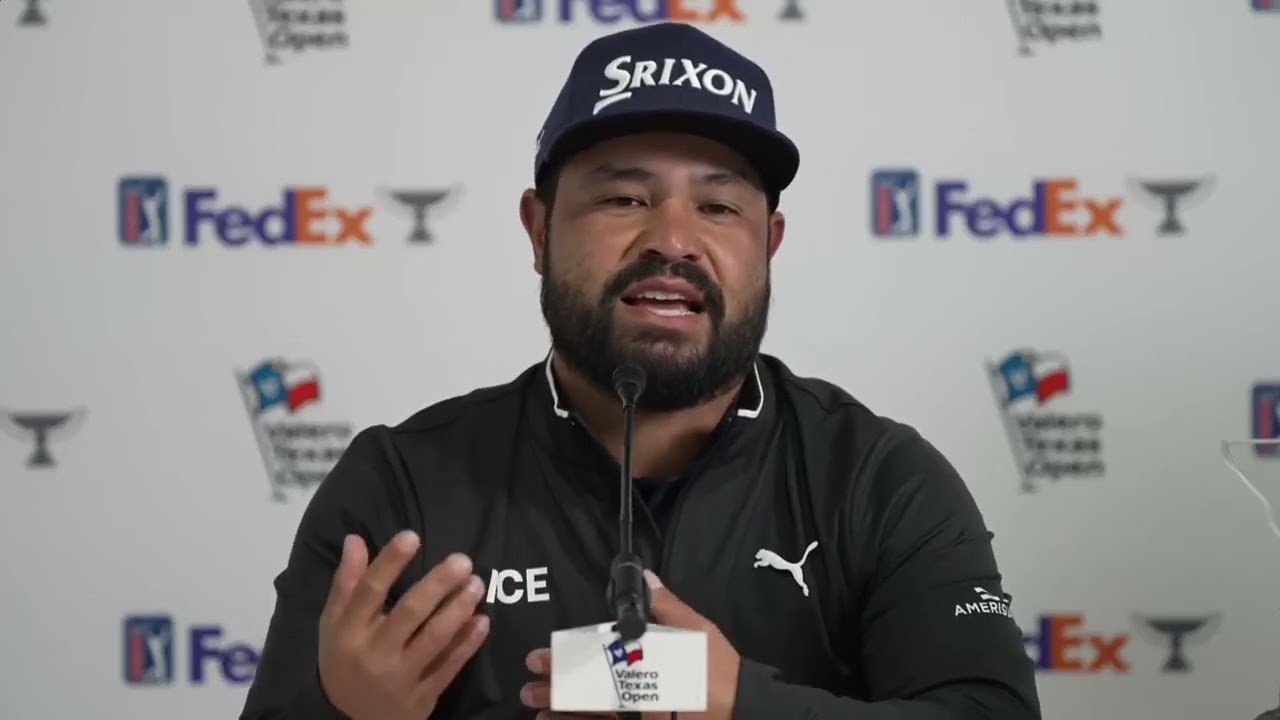Джей Джей Спаун побеждает на турнире Valero Texas Open с новым настроем.
