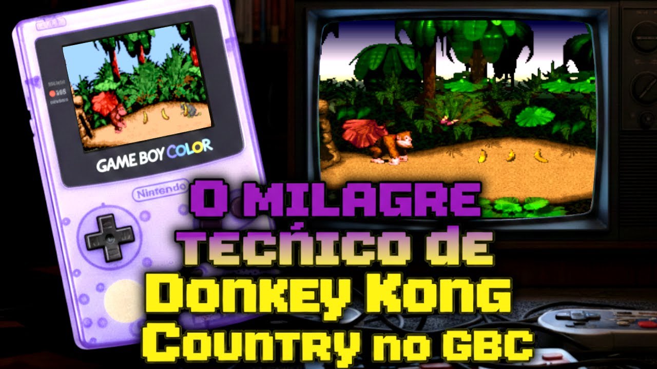 Donkey Kong Country no GBC - O Milagre Técnico