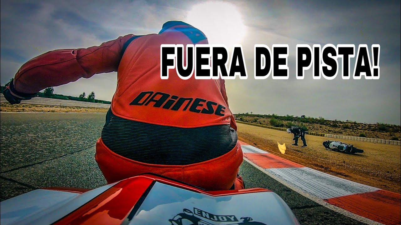 Rodada en circuito Almeria con los QUEMARRUEDAS, salidas de pista, ducati onboard con ENJOY THE RIDE