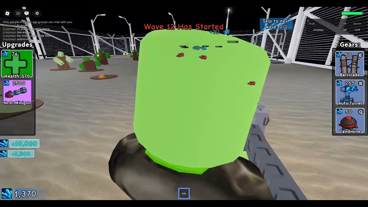 Survive Zombie arena part 1