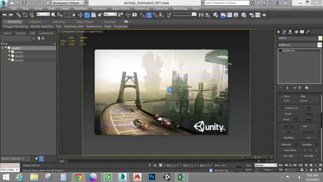 Export 3ds Max Animation for Unity3D