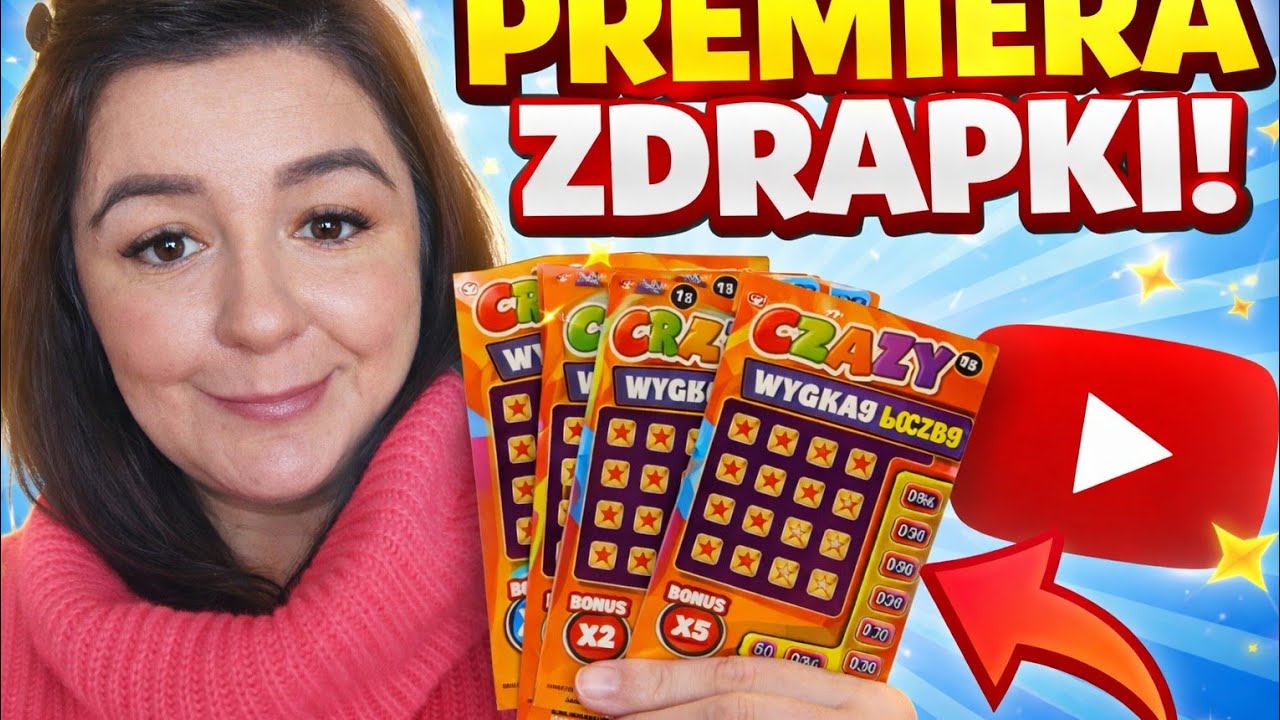 PREMIERA CRAZY LICZBY 🍀 Zdrapujemy nową zdrapkę! Zdrapki Lotto 
