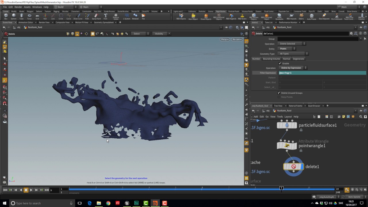 SplashMesh! - Houdini for Games