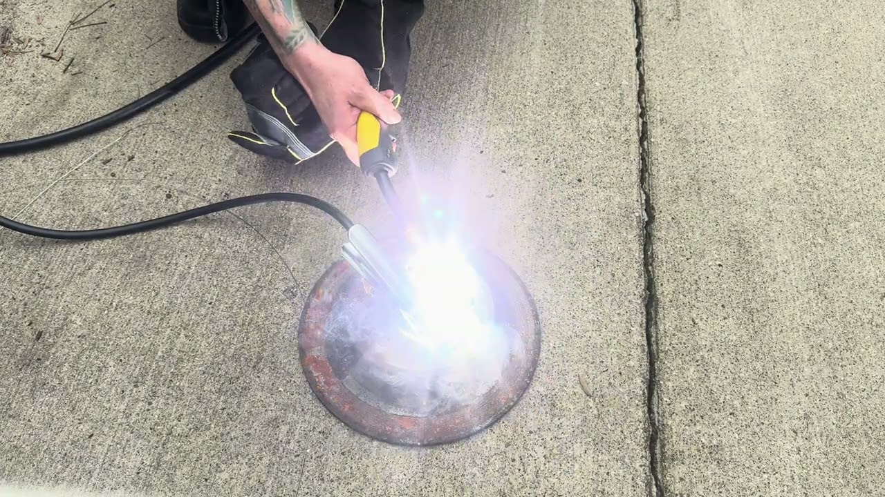 CHEAP TEMU WELDER FIRST WELD