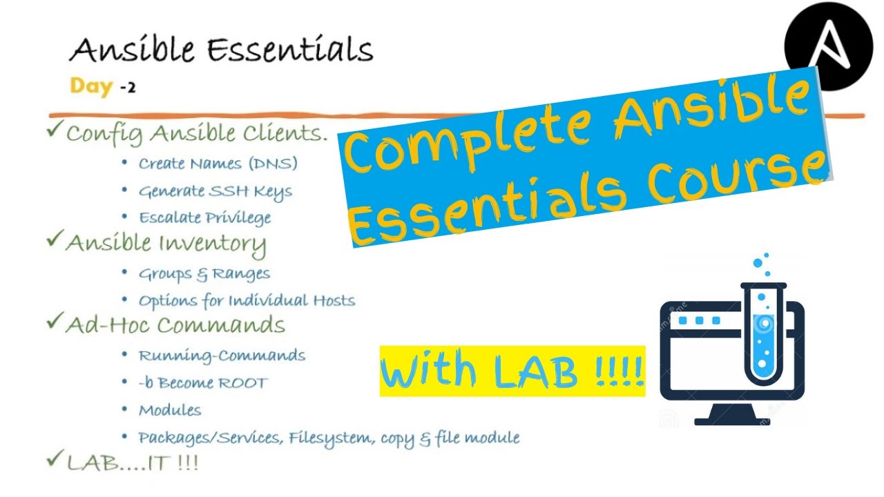 Ansible Tutorial  - Day2 | With LAB | Ansible Inventory | Ansible Modules | Ansible Ad-Hoc Commands