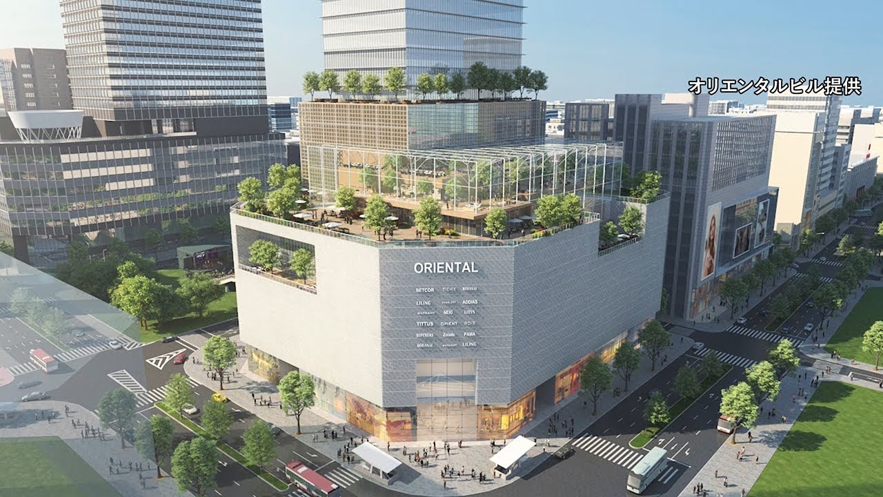 名古屋三越の建て替え構想　運営会社作成のイメージ映像