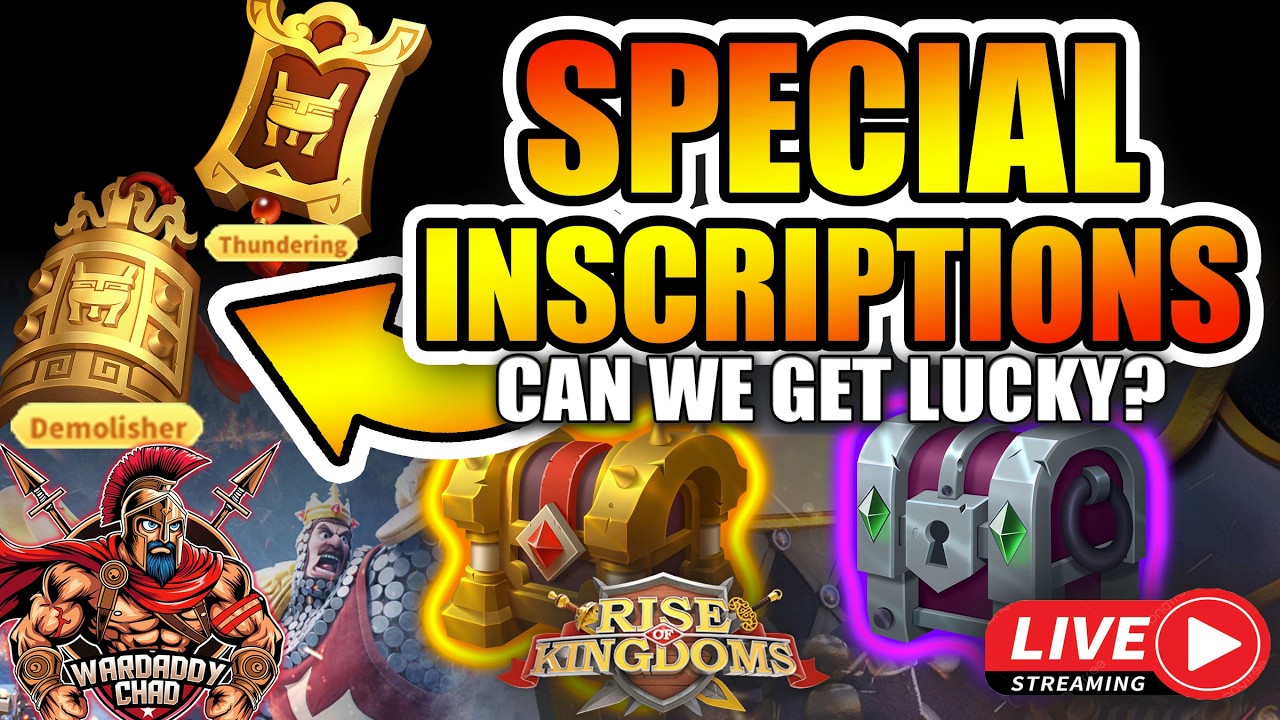 Special Inscriptions: We Try Our Luck Again - Rise of Kingdoms