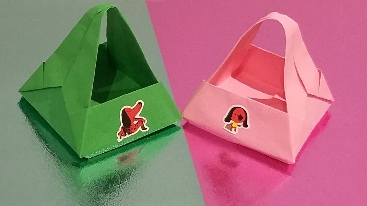 Comment faire un Sac en papier| A paper Bag Diy shopping