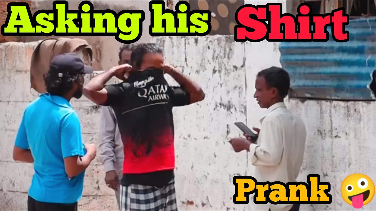 ಶರ್ಟ್ ಕೇಳುವ ತಮಾಷೆ ವಿಡಿಯೋ🤪😂 / Asking Shirt for Stranger's Prank 🤪😂/#kannadaprank #tharlenanmaklu