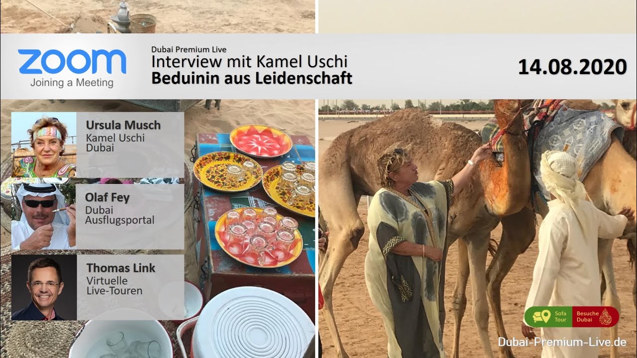 Live-Talk mit Kamel Uschi vom 14.08.2020 | Dubai Premium Live