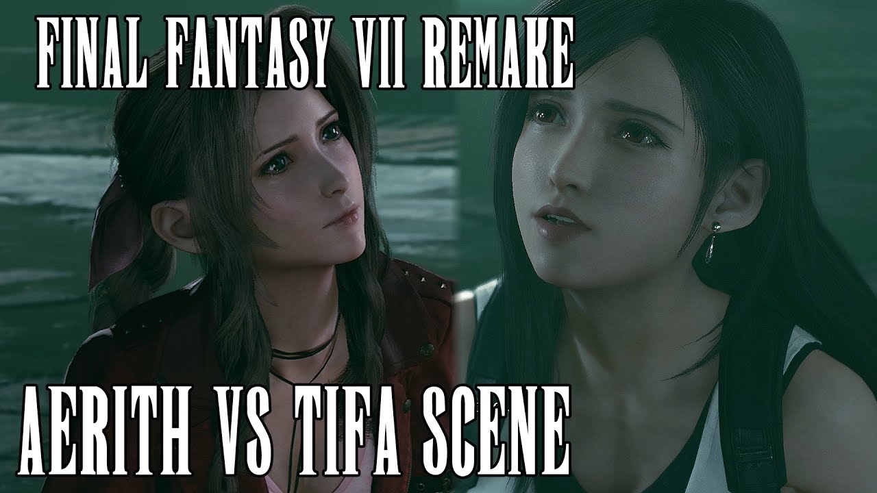 Tifa vs Aerith Choice - Rough Waters sewer scene | Final Fantasy 7 REMAKE in 4K
