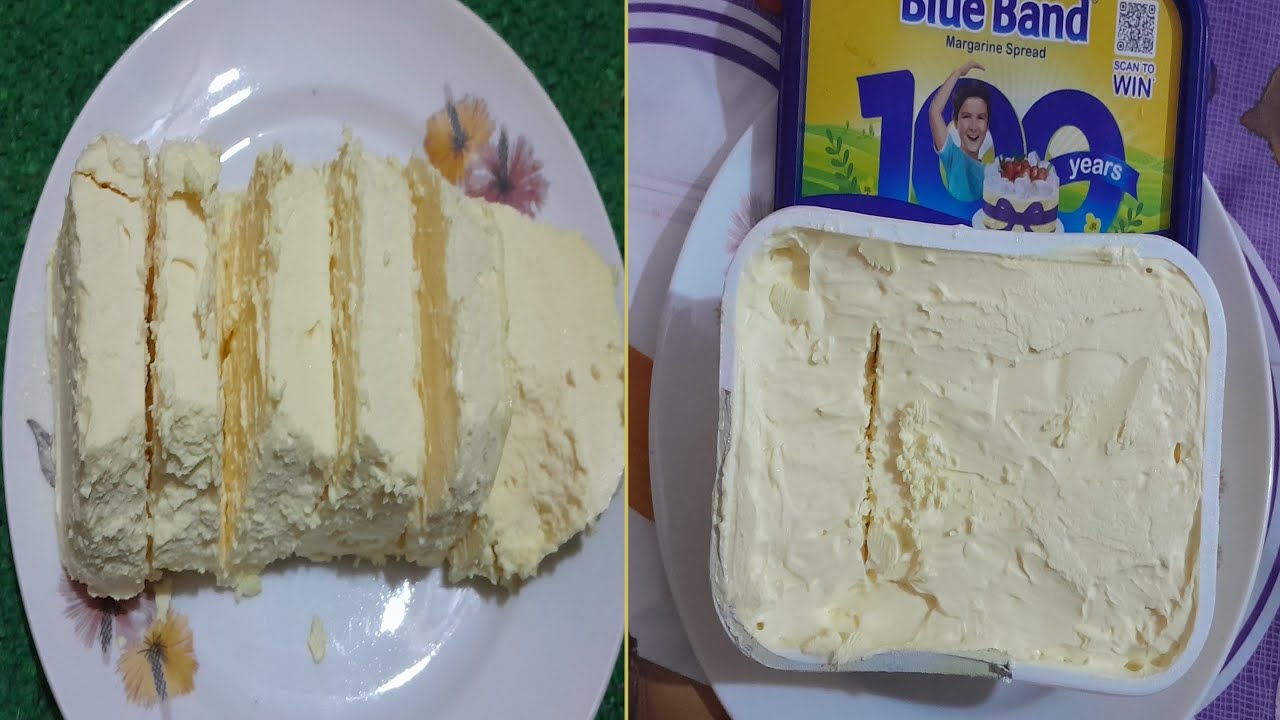How to Make Blue Band Butter At Home/ بلو بینڈ مکھن گھر پر کیسے بنائیں /Just like Blue Band Butter