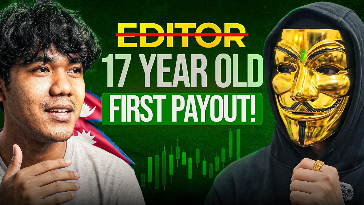 17-Year-Old Nepali Trader & Video Editor Receives First Payout😯