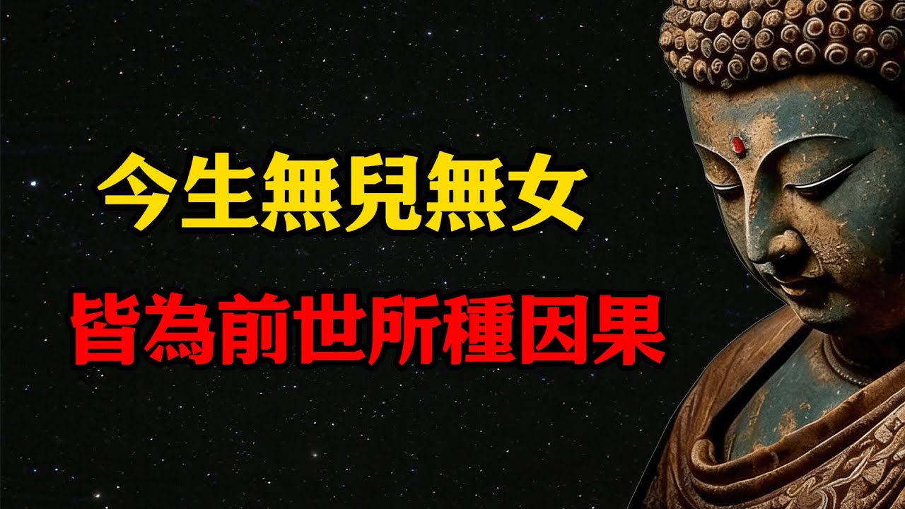 今生無兒無女，非是偶然，一切有因有果，皆為前世所種因果  #佛學 #佛法 #佛教 #禅悟佛心 #因果報應 #傳統文化 #佛教文化 #修心修行