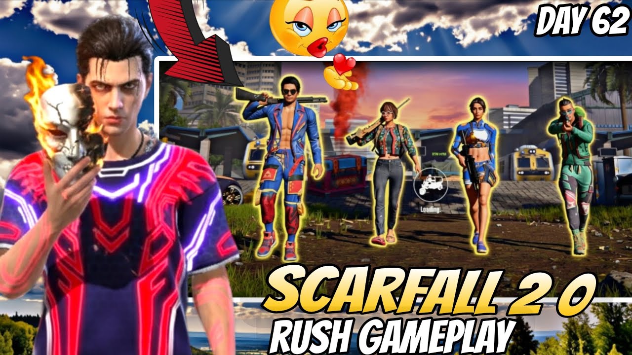 Scarfall 2.0 Rush Gameplay 😱 | Proudly Indian Game! 🇮🇳 | Day 62! 