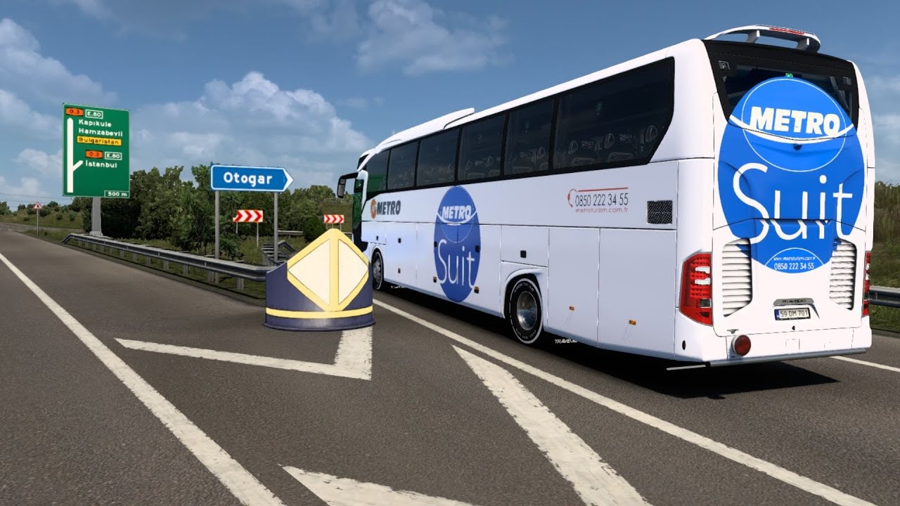 ETS 2 1.43 EDİRNE İSTANBUL ESENLER OTOGAR YENİ TRAVEGO 16 SHD