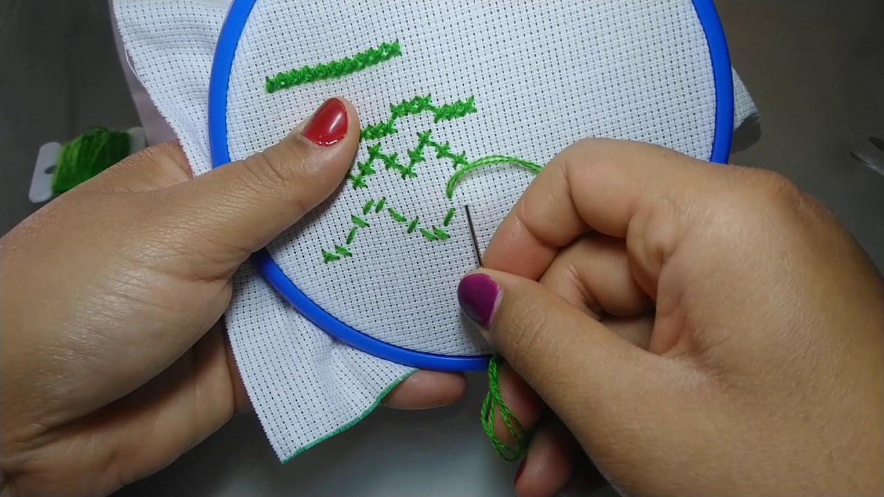 Ejercicios punto de cruz ❌ para principiantes N. 2