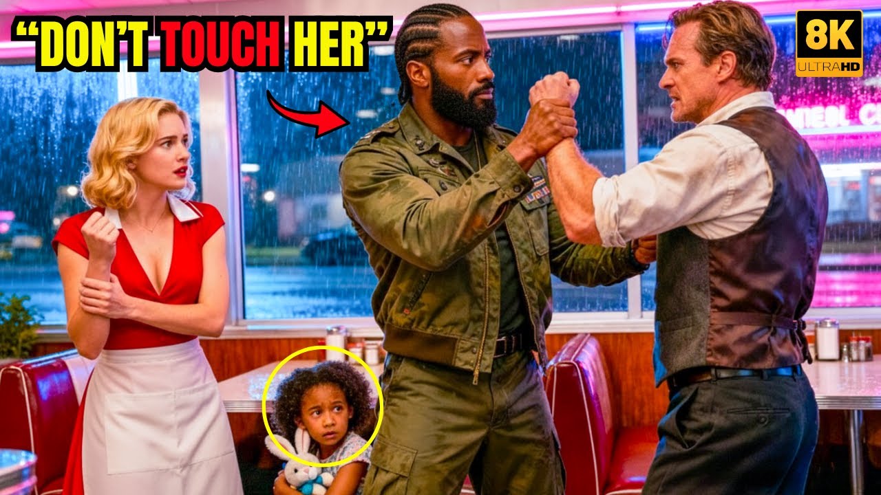 Black Single Dad Veteran Confronts Rich Man Harassing a Waitress — She’s a Billionaire’s Daughter