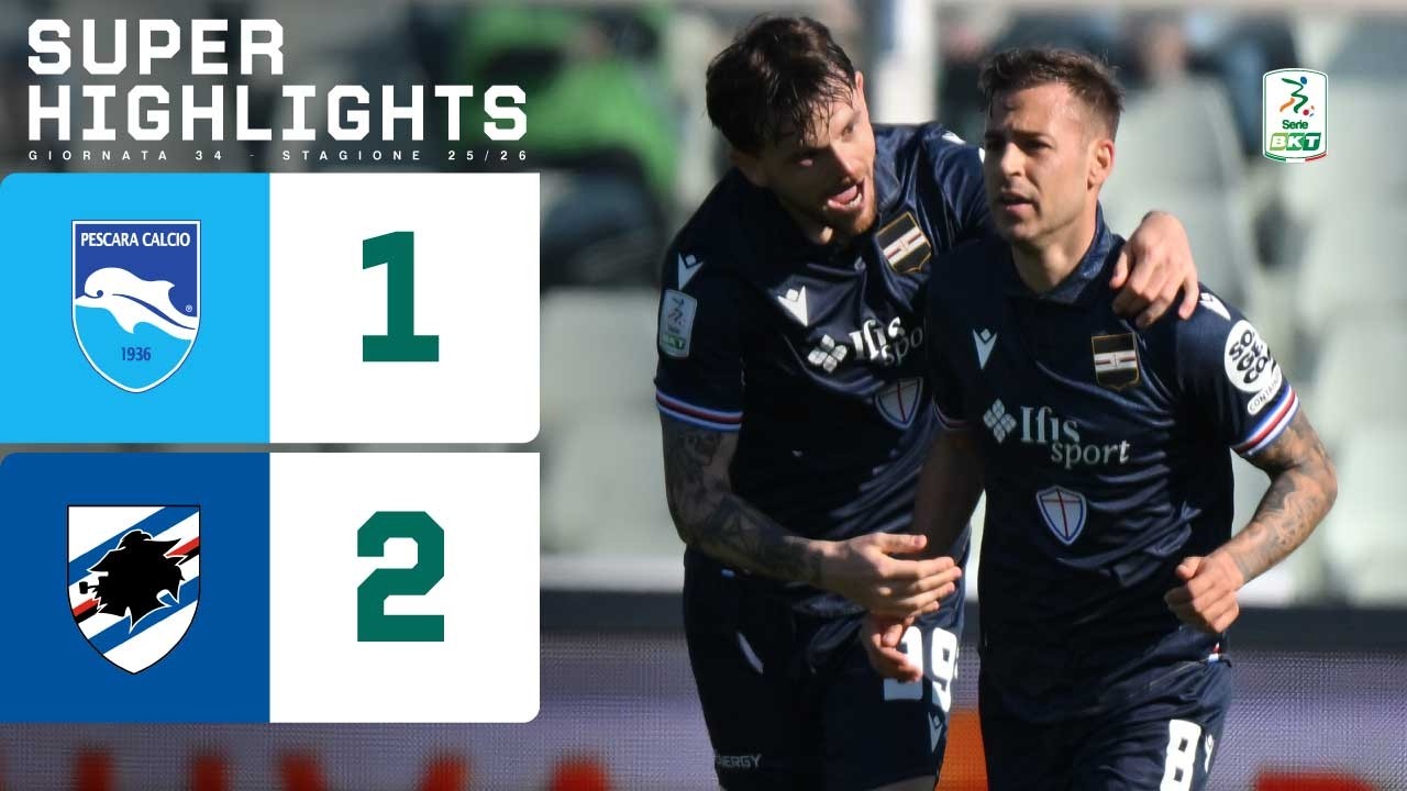 Pescara-Sampdoria 1-2 | SUPER HIGHLIGHTS