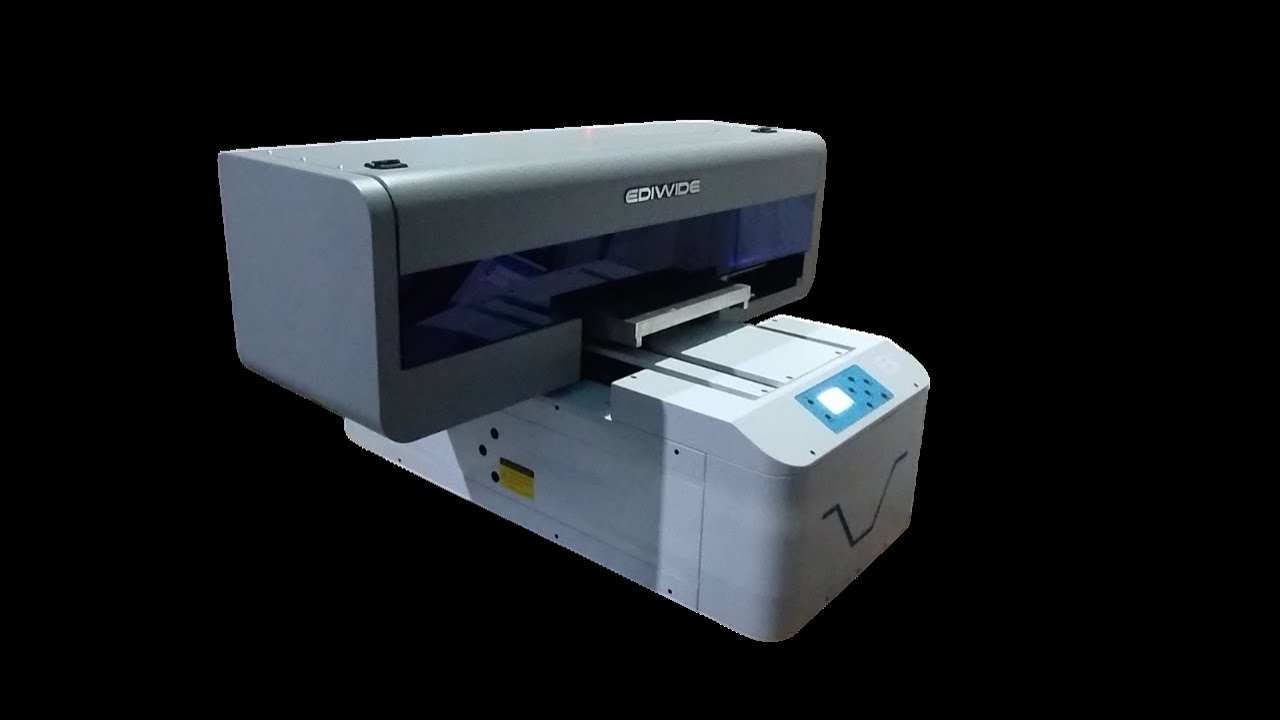 Impresora Cama Plana UV A3 Ediwide CMYK mas Blanco